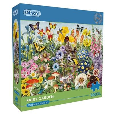 Fairy Garden 500XL Jigsaw Puzzle – Barbara Anderson Extra-Large Kids & Adults | Gibsons