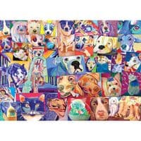 Gibsons 1000 Piece Jigsaw Puzzle – Cats & Dogs by Jody Wright