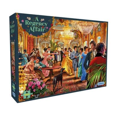 Gibsons A Regency Affair 1000-Piece Jigsaw Puzzle by Steve Crisp – Regency Ballroom Scene