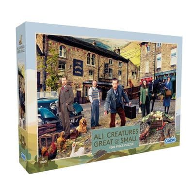 Gibsons All Creatures Great & Small 1000 Piece Jigsaw Puzzle – Yorkshire Dales TV Series Puzzle