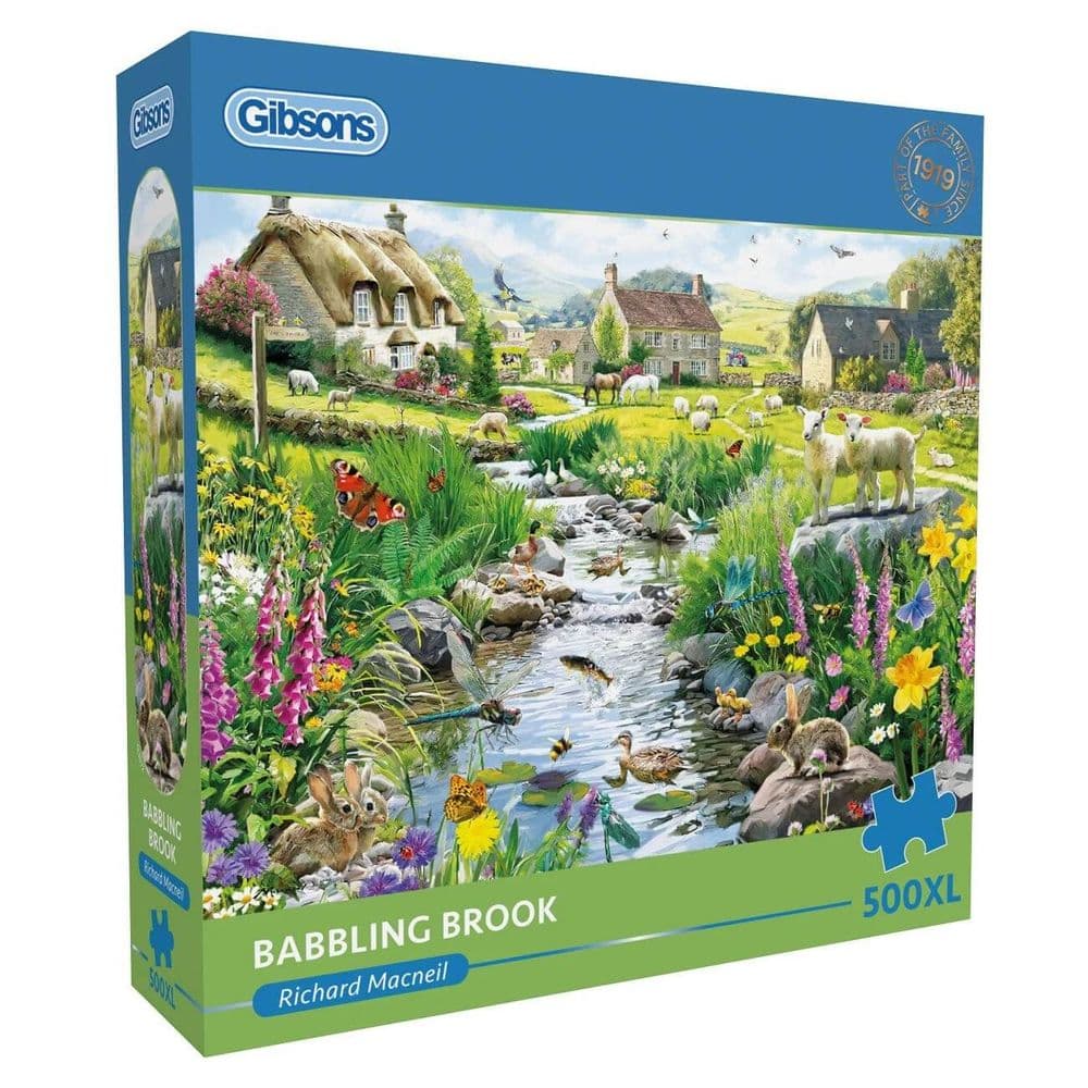 Babbling Brook 500 XL Jigsaw Puzzle | Gibsons Extra Large Pieces