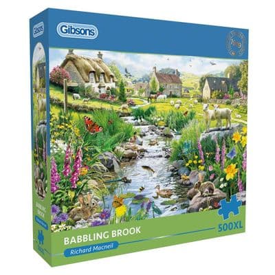 Gibsons Babbling Brook 500 XL Extra Large Jigsaw Puzzle – Richard Macneil