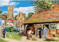 Gibsons Daily Deliveries 4×500 Jigsaw Puzzle Set – Village Scenes UK