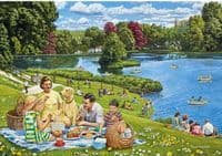 Gibsons Day Out with the Family 4×500 Jigsaw Puzzle Set UK