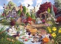 Gibsons Flora and Fauna 4x500 Piece Jigsaw – English Countryside