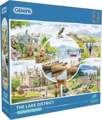 Gibsons Lake District 1000 Piece Jigsaw Puzzle for Adults UK – Scenic Landscape