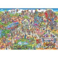 Gibsons Midsummer Mayhem 1000 Piece Jigsaw Puzzle by Phil Dobson