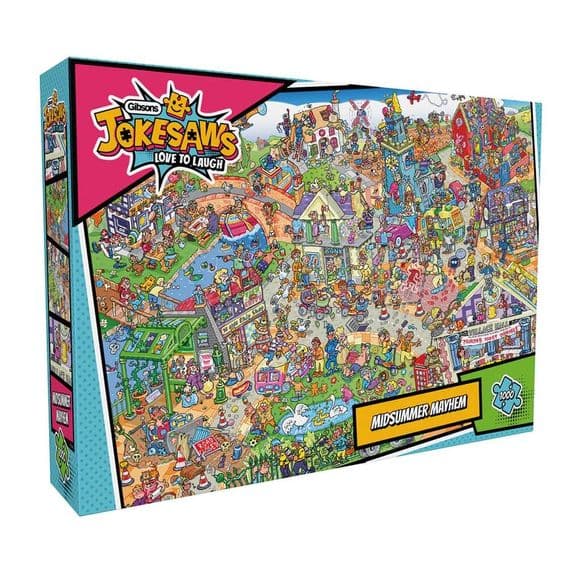 Gibsons Midsummer Mayhem 1000 Piece Jigsaw Puzzle by Phil Dobson
