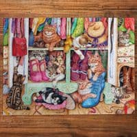 Gibsons Puss in Boots 1000 Piece Jigsaw Puzzle for Adults UK