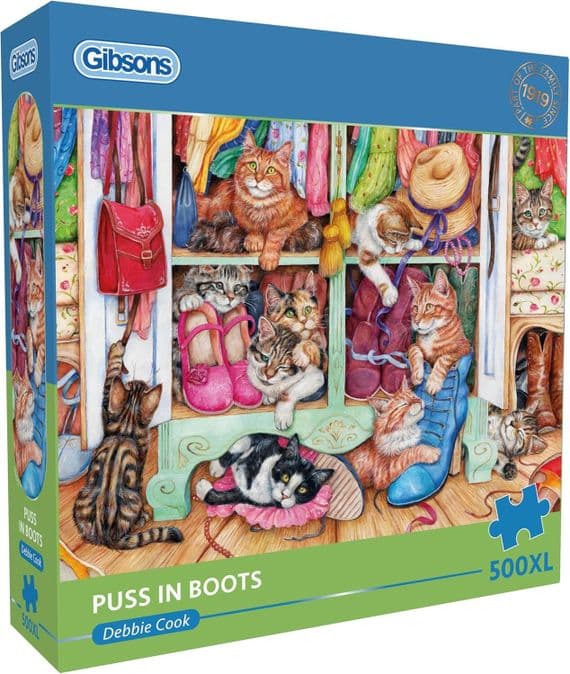 Gibsons Puss in Boots 500XL Extra Large Pieces Jigsaw Puzzle UK