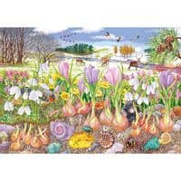 Gibsons 4 x 500 Piece Seasonal Garden Jigsaw Puzzle Set