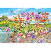 Gibsons 4 x 500 Piece Seasonal Garden Jigsaw Puzzle Set