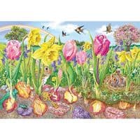 Gibsons 4 x 500 Piece Seasonal Garden Jigsaw Puzzle Set