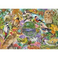 Gibsons RSPB Wings in the Wild 4x500 Piece Jigsaw Puzzles