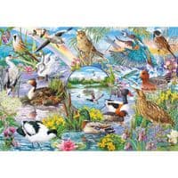 Gibsons RSPB Wings in the Wild 4x500 Piece Jigsaw Puzzles
