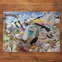 Gibsons RSPB Wings in the Wild 4x500 Piece Jigsaw Puzzles