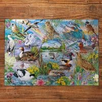 Gibsons RSPB Wings in the Wild 4x500 Piece Jigsaw Puzzles