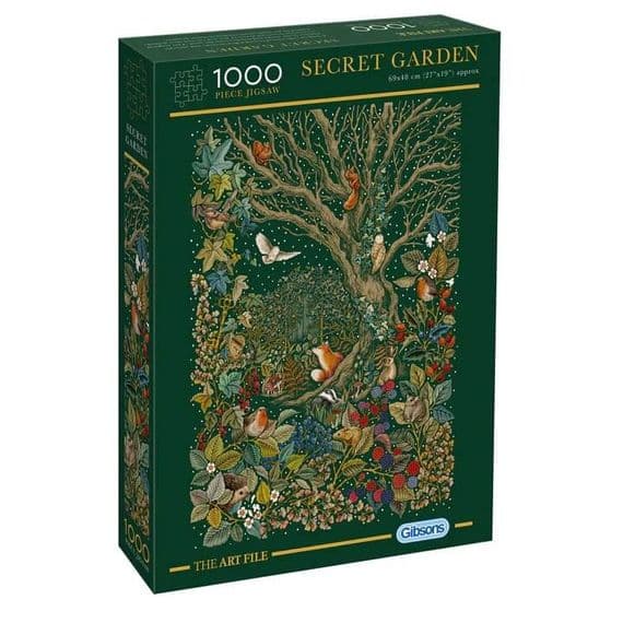 Gibsons Secret Garden 1000 Piece Jigsaw Puzzle – Woodland Wildlife