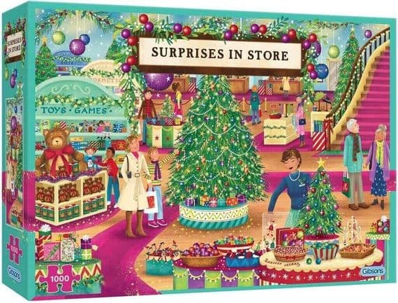 Gibsons Surprises in Store 1000 Piece Jigsaw – Eco-Friendly Puzzle