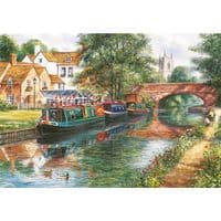 Gibsons Terry Harrison Waterways 4x500 Piece Jigsaw Puzzle Set