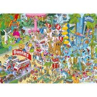 Gibsons Trouble in Paradise 1000 Piece Jigsaw Puzzle – Funny Family Puzzle