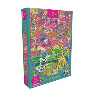 Gibsons Wild Savannah 1000-Piece Jigsaw Puzzle – Colourful Wildlife & Art for Adults & Teens
