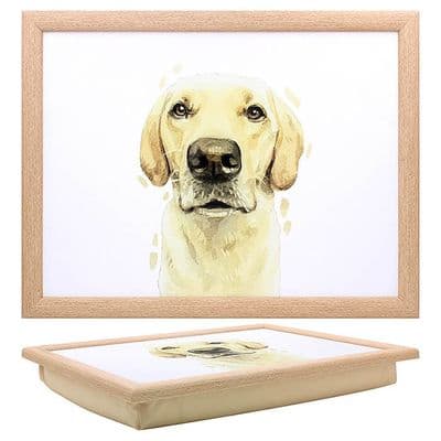 Golden Labrador Lap tray by Robert James Hull