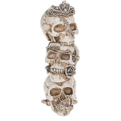 Gothic Ghouls Tower of Skulls Ornament – Gothic Home Decor Gift Boxed