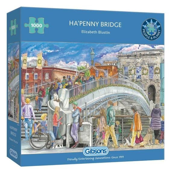 Dublin Landmark Puzzle – Ha’penny Bridge 1000 Pieces