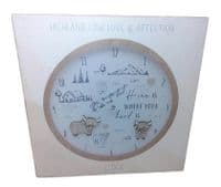 Highland Cow Wooden Wall Clock