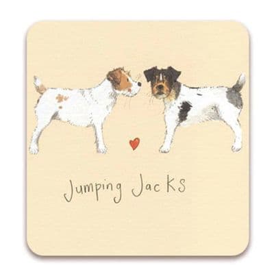 Jumping Jacks Corked Backed Coaster