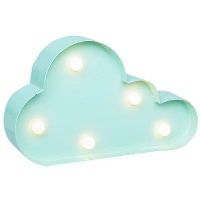 LED Small Cloud Light Ornament with Gift Box – Battery Powered Indoor Decoration