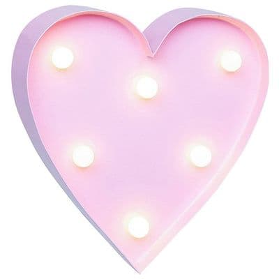 LED Small Heart Light Ornament with Gift Box – Battery Powered Indoor Decoration
