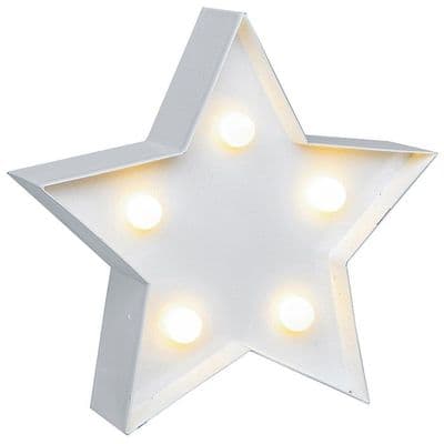 LED Small Star Light Ornament with Gift Box – Battery Powered Indoor Home Decoration