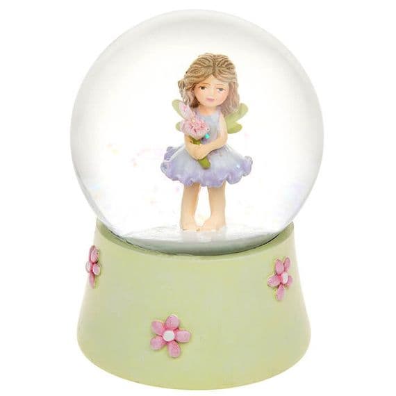 Lilac Flower Fairy Water globe