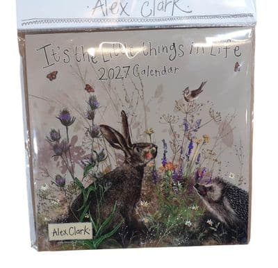 Little Things In Life Calendar 2027 by Alex Clark | UK Wildlife Wall Calendar