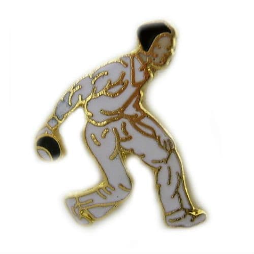 Male Bowler Pin Badge
