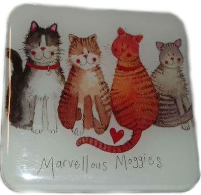 Marvellous Moggies Fridge Magnet
