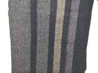 Men’s Stripes Fringed Scarf Yellow and Green by Equilibrium for Men