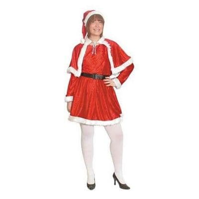 Miss Santa 4 Piece Suit Costume