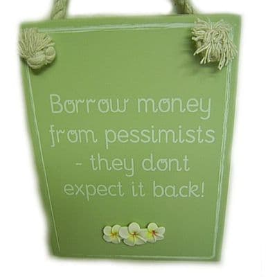 Money Wall Plaque, Funny Phrases