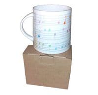 Music Mug by Wendy Jones-Blackett