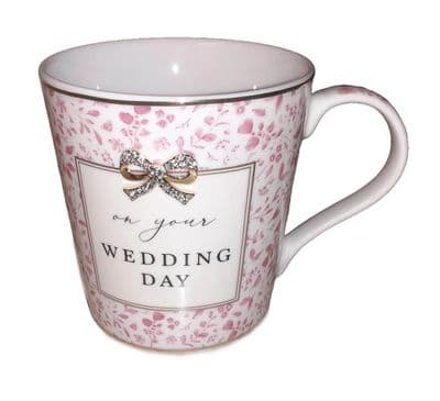On your Wedding Day Fine China Mug by Madelaine