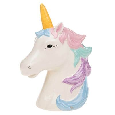 Pastel Unicorn Head Money Box
