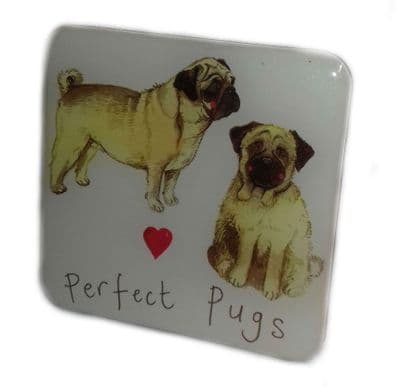 Perfect Pugs Fridge Magnet