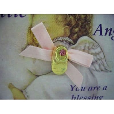 Precious Little Angel Boot Pin Badge
