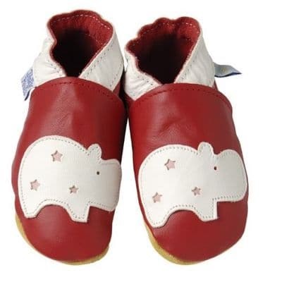 Red Hippo Shoes, 6 to 12 Months