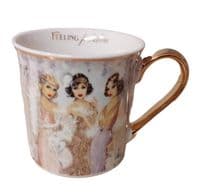 Roaring 20’s Lady Luxury Fine China Mug