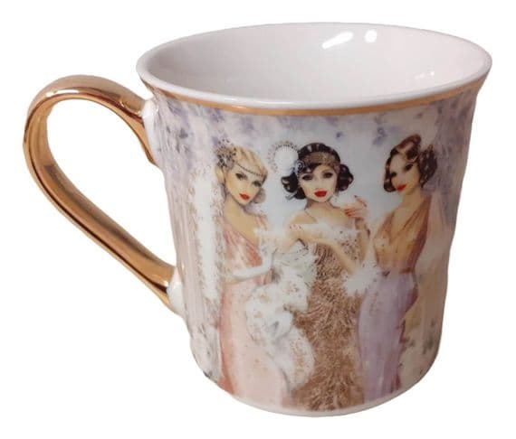 Roaring 20’s Lady Luxury Fine China Mug