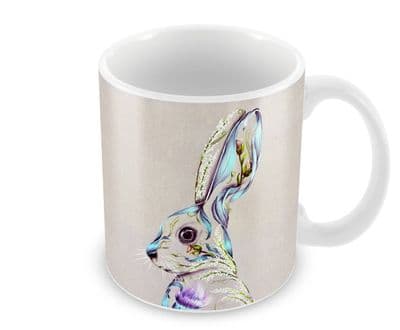 Rustic Hare Mug by Kat Baxter